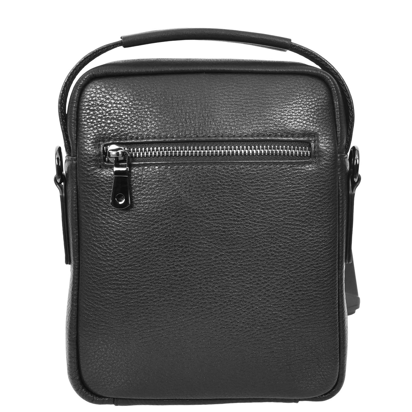 Mens Leather Small Cross Body Bag Lincoln Black ( Min Order From 10/Pce )
