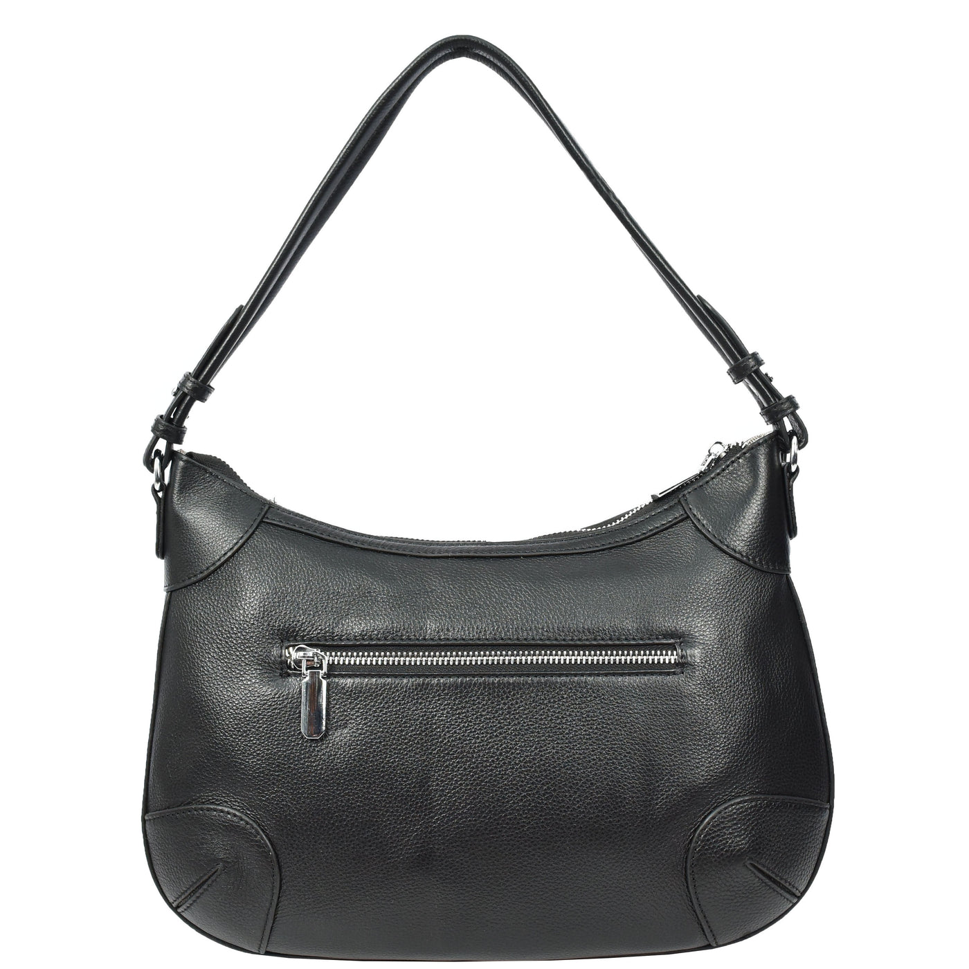 Womens Real Leather Shoulder Bag Classic Cross Body Design Josephine Black (Min Order From 10Pcs)