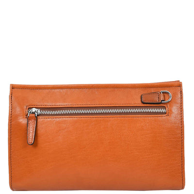 Mens Real Leather Wrist Bag Organiser Cross Body Style Suva Tan (Min Order From 10Pcs)