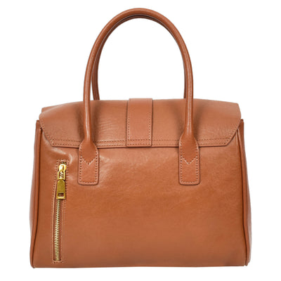 Women's Real Leather Shoulder Bag Large Size Classic Style Tacoma Tan (Min Order From 10Pcs)