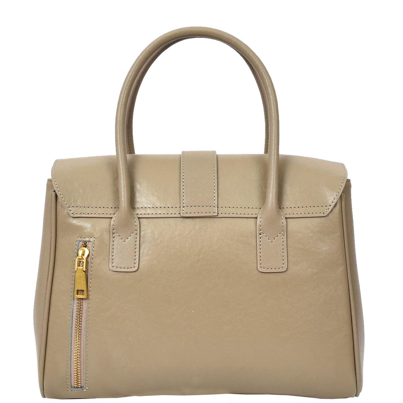 Women's Real Leather Shoulder Bag Large Size Classic Style Tacoma Grey (Min Order From 10Pcs)