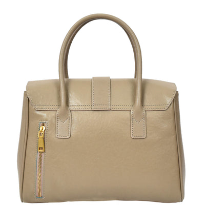 Women's Real Leather Shoulder Bag Large Size Classic Style Tacoma Grey (Min Order From 10Pcs)