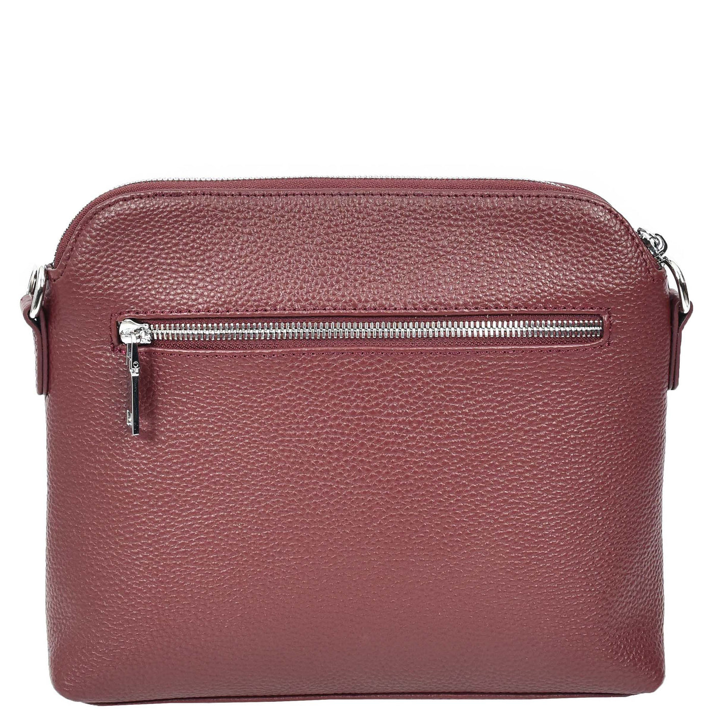 Womens Real Leather Cross Body Bag Classic Sling Style Skye Brown (Min Order From 10Pcs)