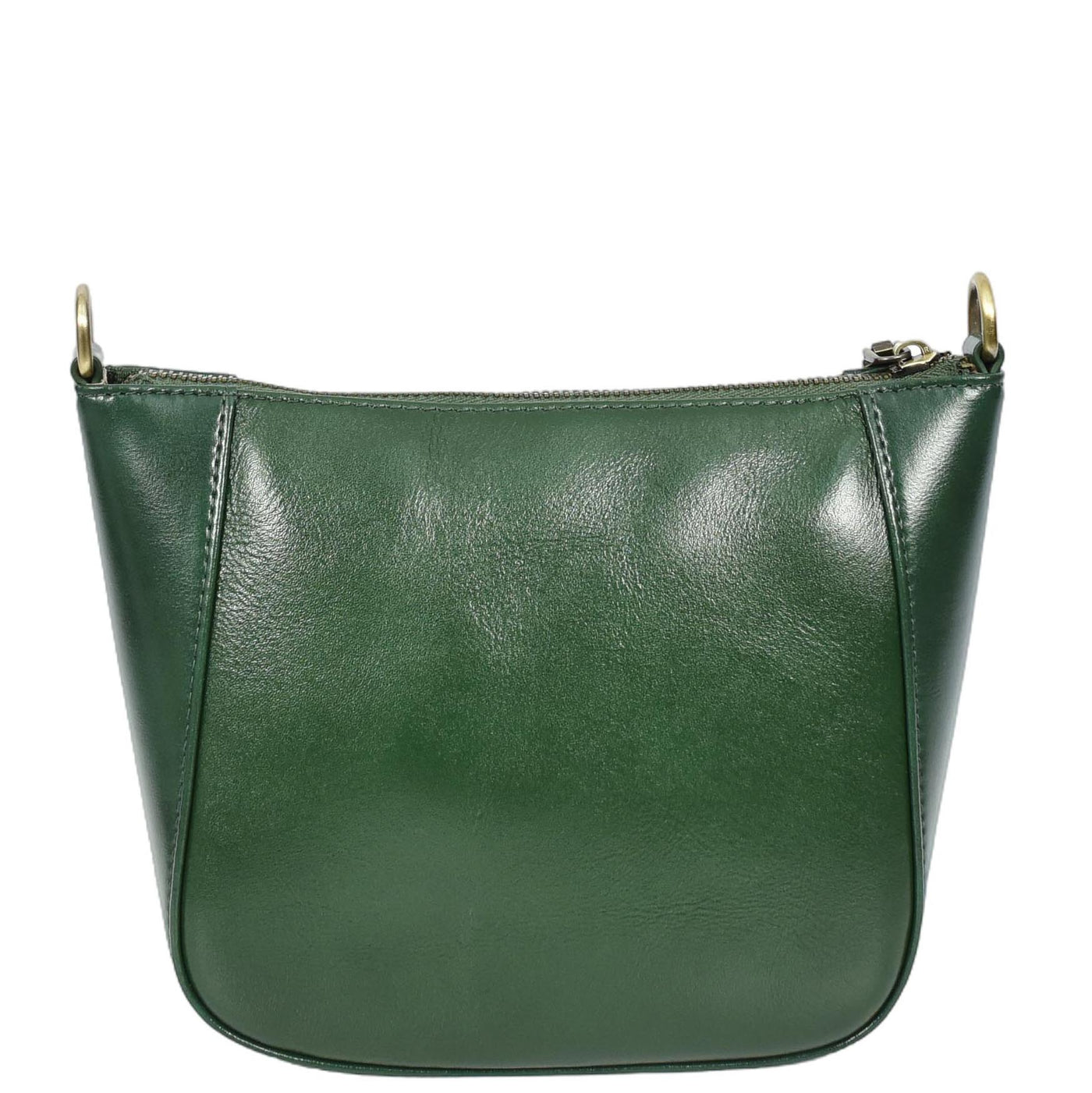 Women's Real Leather Cross Body Bag Small Size Sling Pouch Catherine GREEN (Min Order From 10Pcs)