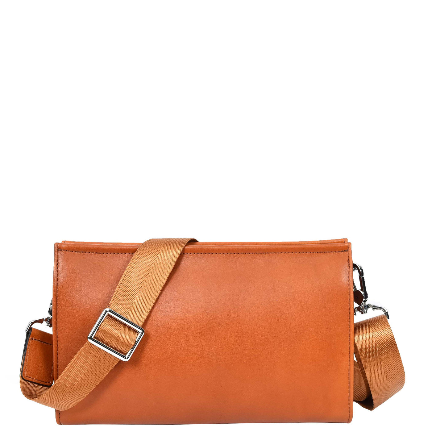 Mens Real Leather Wrist Bag Organiser Cross Body Style Suva Tan (Min Order From 10Pcs)