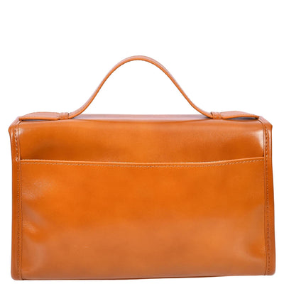 Women's Real Leather Handbag Small Cross Body Shoulder Bag Havana Tan  ( Min Order From 10/Pcs )