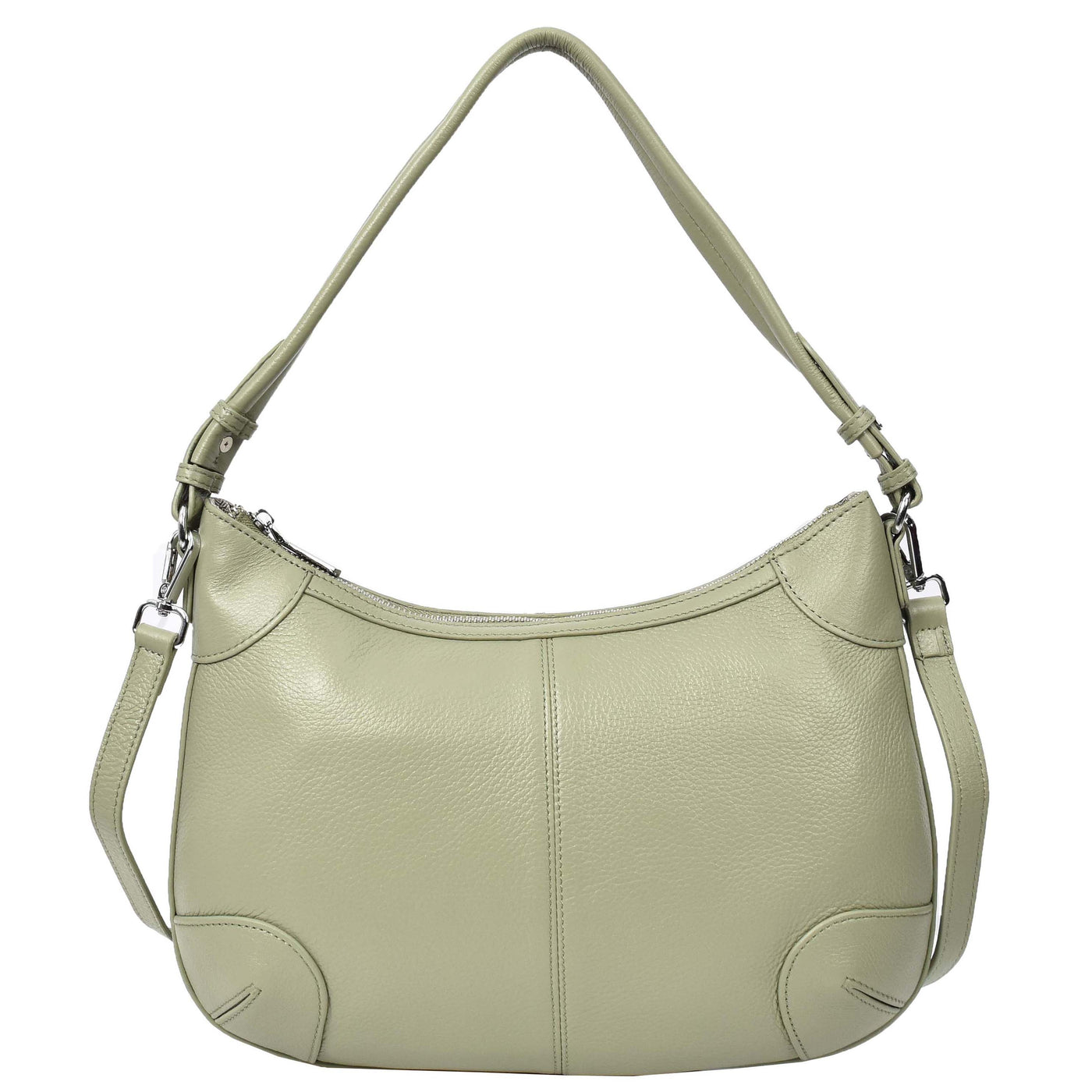Womens Real Leather Shoulder Bag Classic Cross Body Design Josephine Lime (Min Order From 10Pcs)