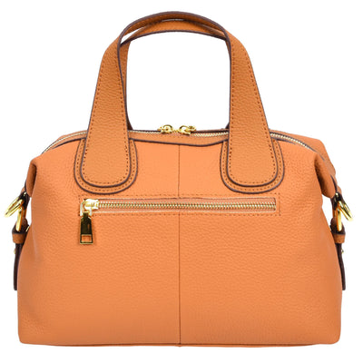 Women's Real Leather Handbag Small Cross Body Shoulder Bag Dahlia Tan ( Min Order From 10/Pcs )