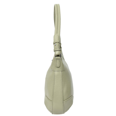 Womens Real Leather Shoulder Bag Classic Cross Body Design Josephine Lime (Min Order From 10Pcs)