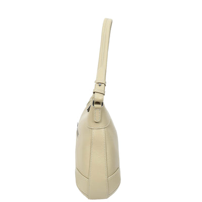 Womens Real Leather Shoulder Bag Classic Cross Body Design Josephine White (Min Order From 10Pcs)