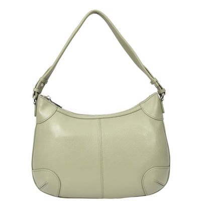 Womens Real Leather Shoulder Bag Classic Cross Body Design Josephine Lime (Min Order From 10Pcs)