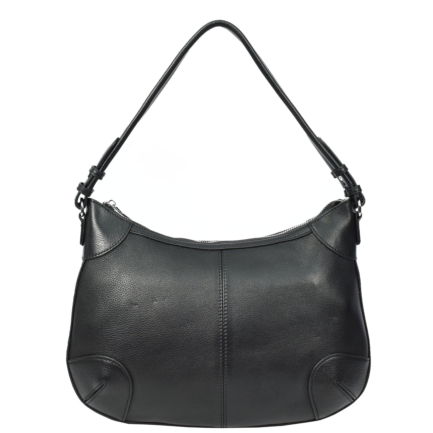 Womens Real Leather Shoulder Bag Classic Cross Body Design Josephine Black (Min Order From 10Pcs)