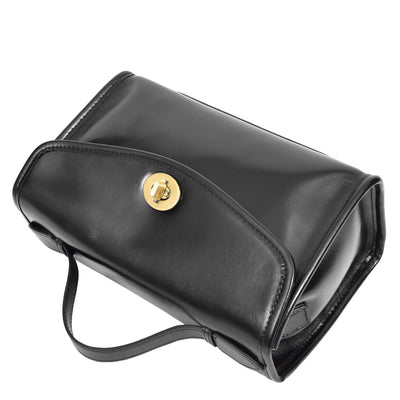 Women's Real Leather Handbag Small Cross Body Shoulder Bag Havana Black ( Min Order From 10/Pcs )